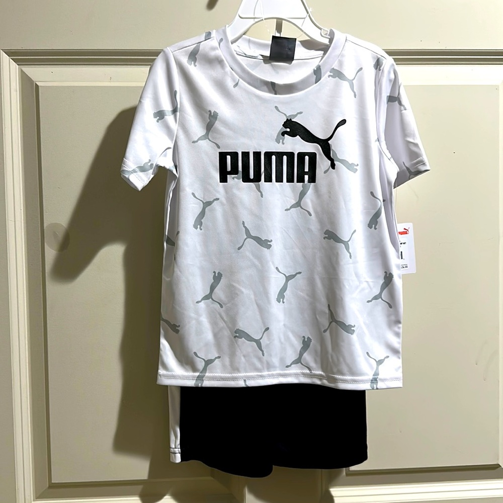 Puma kids 2 pc shirt and shorts set